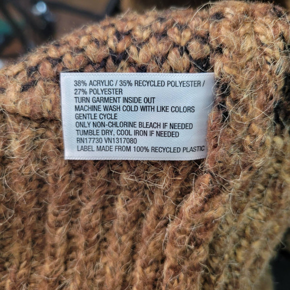 Universal Thread Brown and Black Leopard Print Sweater - Picture 4 of 5